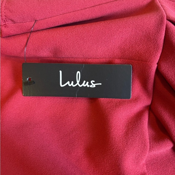 NWT Lulus “Forever Your Girl” Red Bodycon Dress, Size Medium ✨✨✨ - Picture 7 of 8